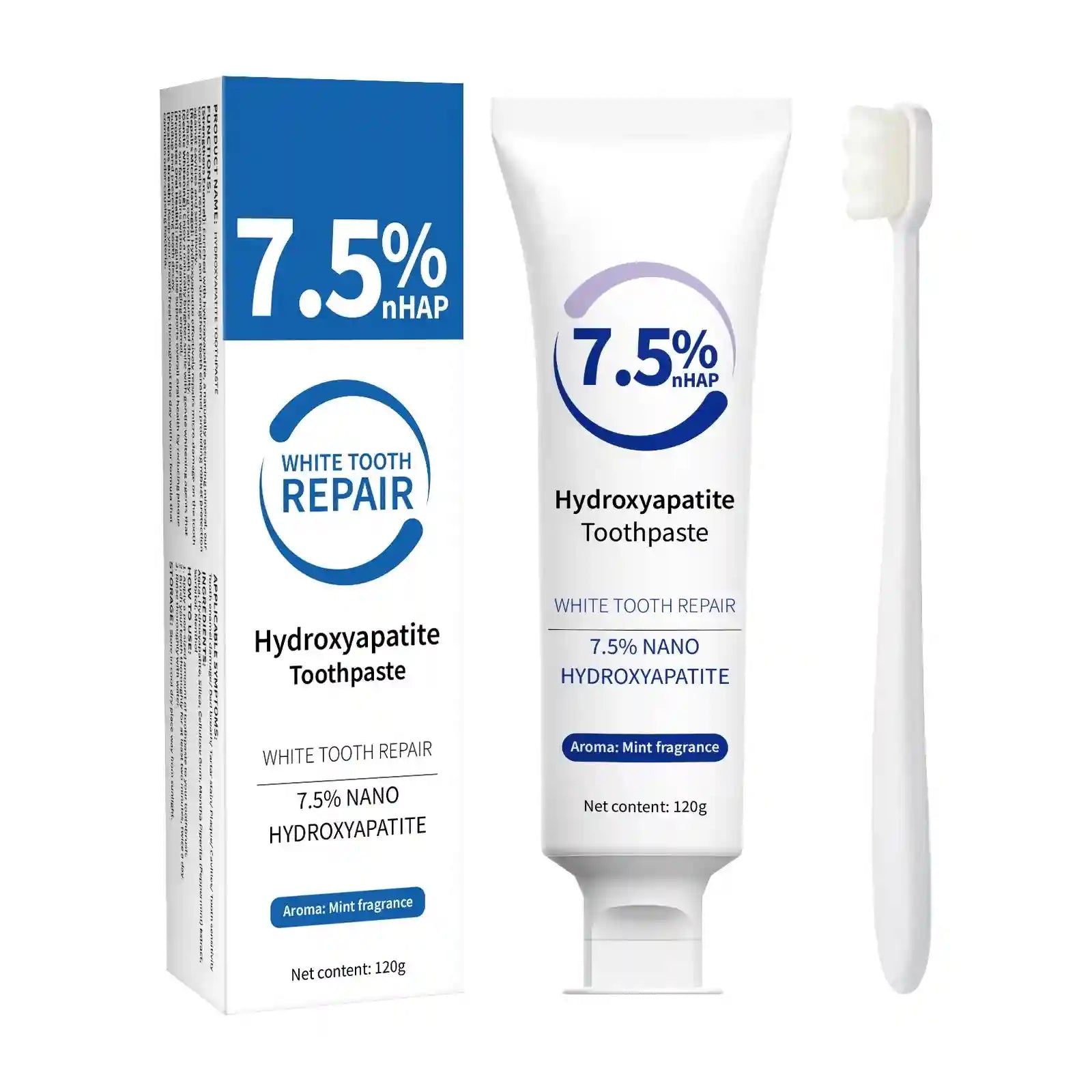 Tidesmit Hydroxyapatite toothpaste and whitening pen kit for enamel repair and intensive stain removal
