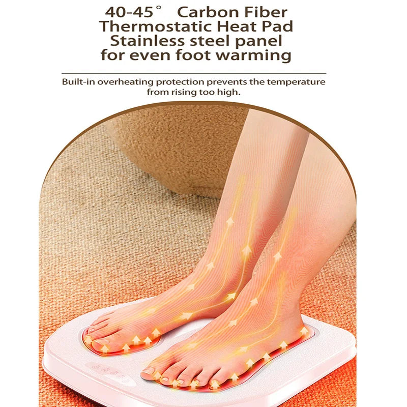 Vibration Foot Massager with Heat and Remote | Tidesmit Wellness Tool Relaxation Treatment Tidesmit