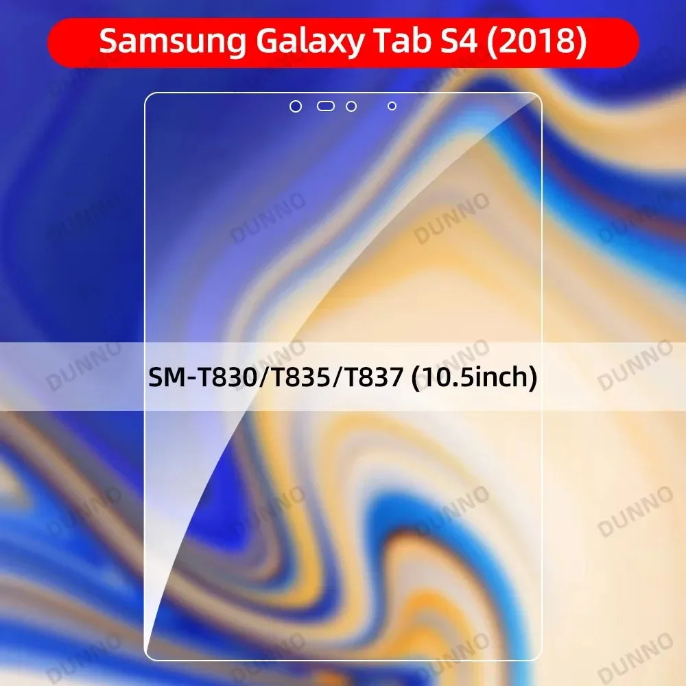 Samsung Galaxy Tab Tempered Glass Screen Protector | Anti-Scratch 9H Film For Tab S4 T830 Tidesmit