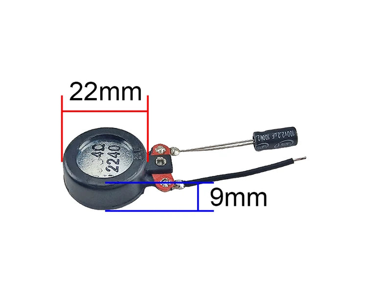 GHXAMP 22mm Silk Film Dome Tweeter 4ohm 10W Speaker Inline Magnetic Factory Intelligent Audio 2PCS