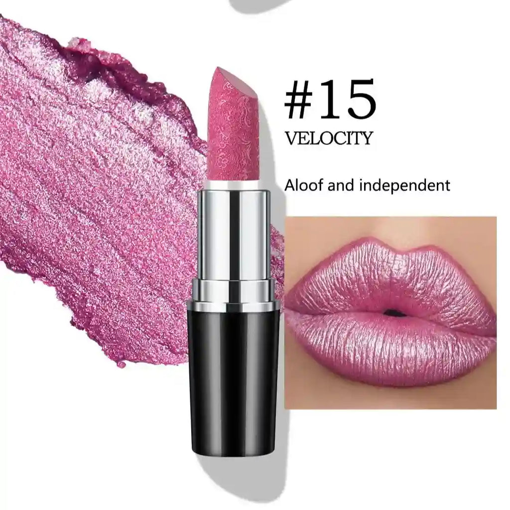 Moisturizing Lipstick Shade 15 - Pearlescent Finish Hydrating Lip Care Lip Care 15 Tidesmit