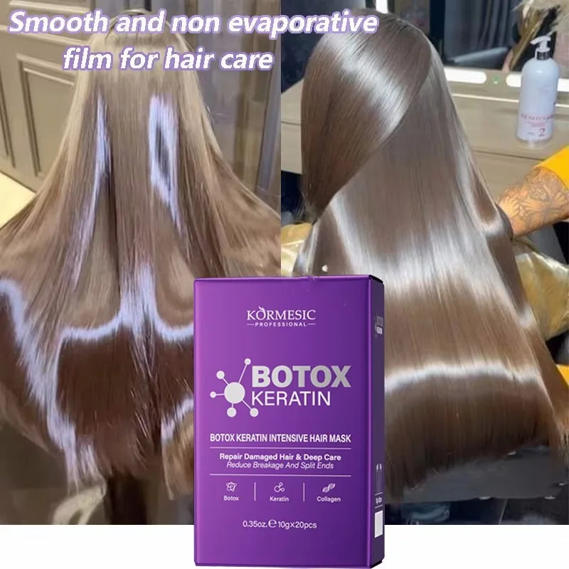 Tidesmit Keratin Botox Hair Mask for deep repair, frizz control, and smooth, shiny, damaged hair treatment.