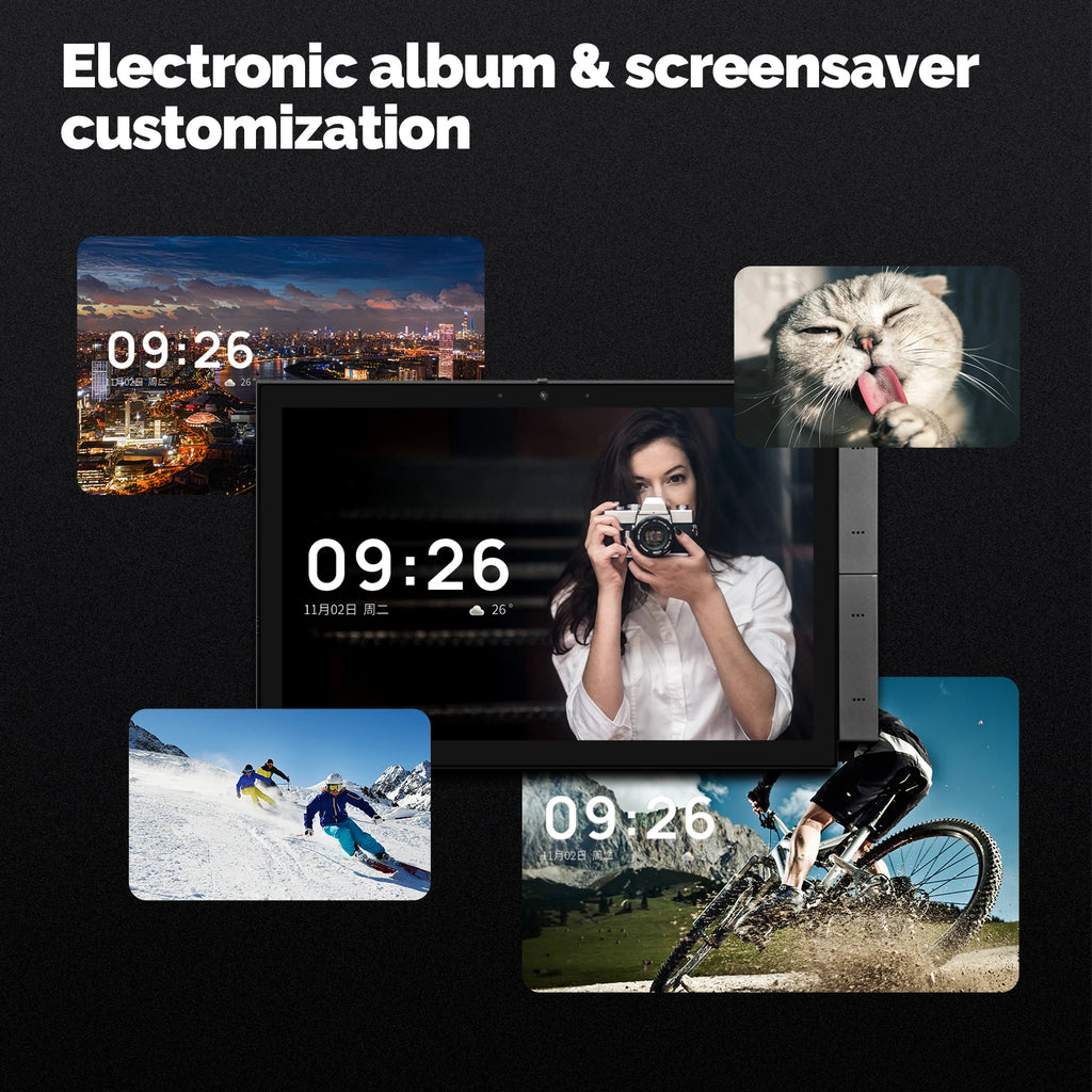 TUYA Smart Home Panel, 10.1" Touch Screen, Built-in Zigbee & Bluetooth Gateway, Intercom Compatible, by MOES