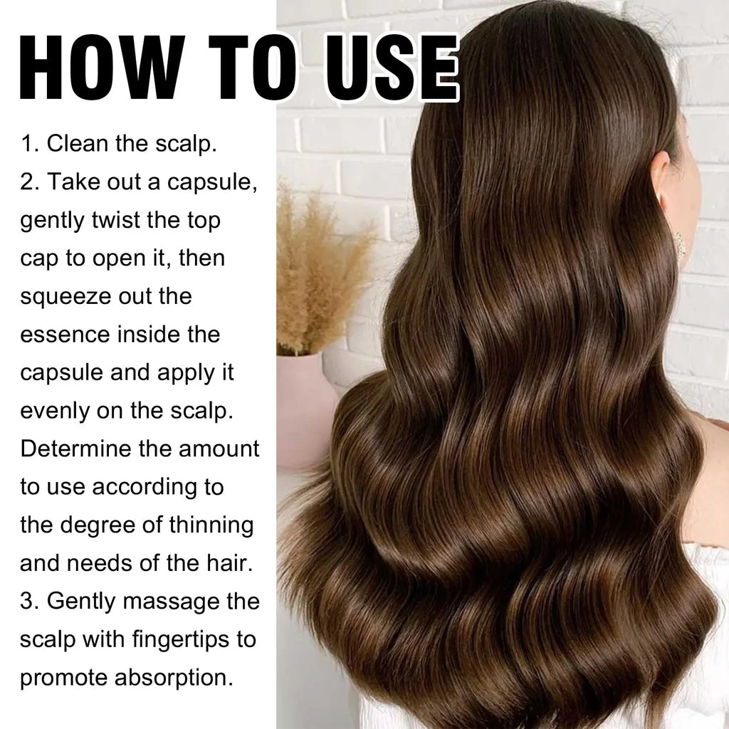 Tidesmit Hair Growth Serum: How to use anti-hair loss capsule treatment for fast regrowth and scalp repair for women.