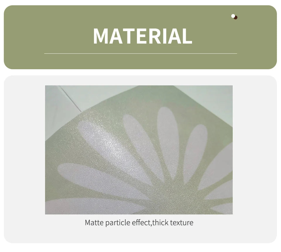 Peel and Stick Floor and Wall Tile Waterproof  Flooring for Bathroom, Vinyl Self Adhesive Flooring Tile 6PCS Backsplash