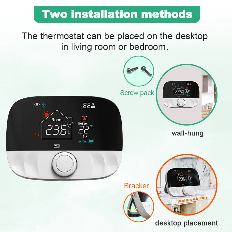 Tuya Smart Home Wifi Heating Thermostat Wireless For Gas Boiler Smart Thermostat Temperature Controller Alexa Google Home