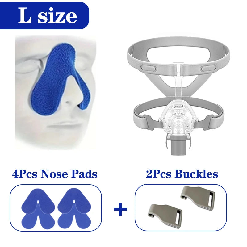 Resoxy CPAP Nasal Mask, Universal Nasal Mask,With Medical Headgear Silicone,For Auto CPAP Machine, Sleep Apnea,Helps Anti Snorin