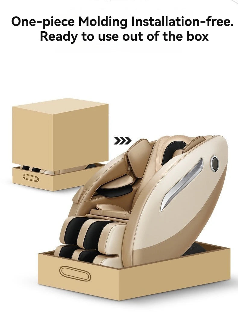 Zero Gravity Massage Chair - Full Body Spa Recliner in Gold Massage Chairs Tidesmit