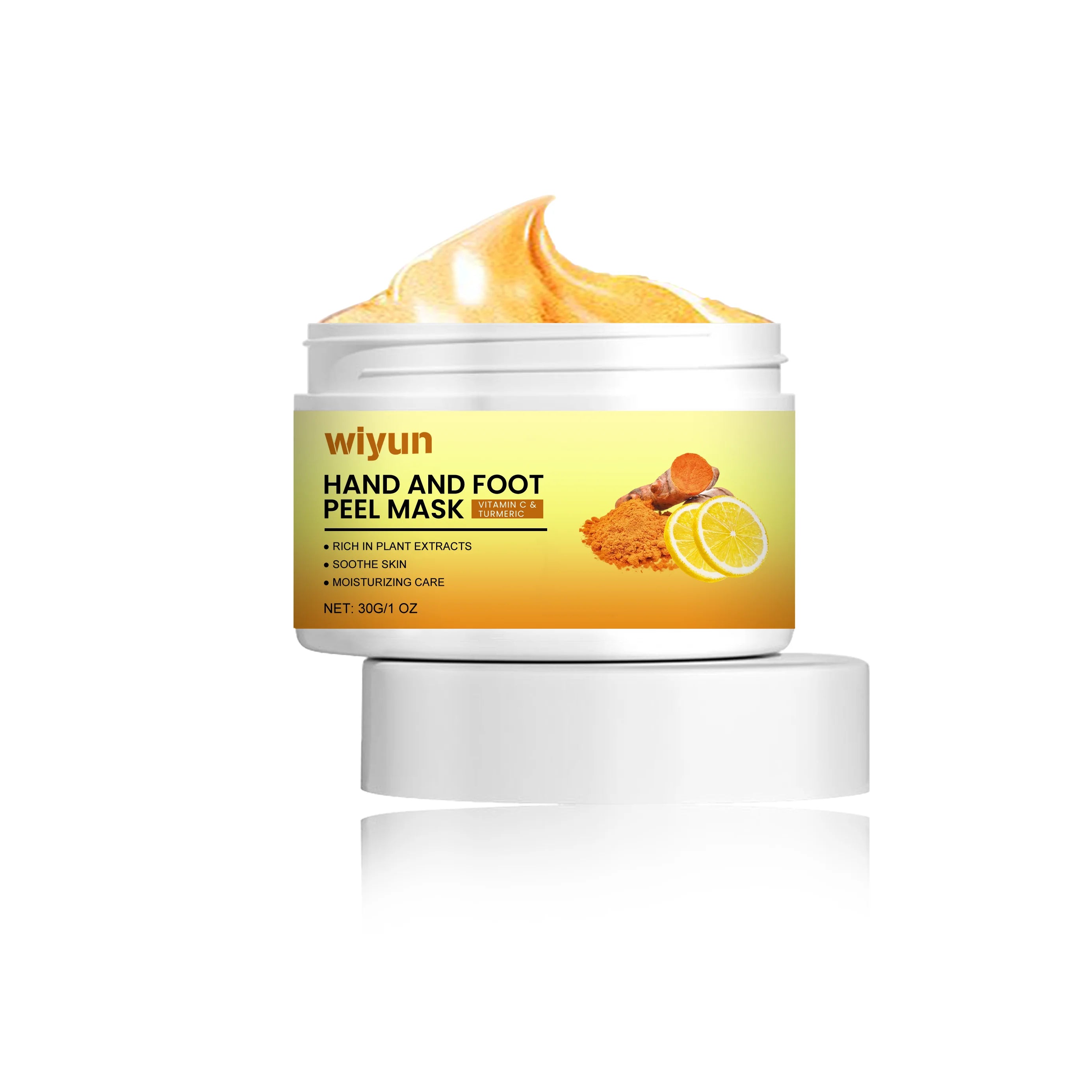 Vitamin C Turmeric Hand Mask for Exfoliation and Skin Repair - Tidesmit Scrubs Treatments 1pcs Tidesmit