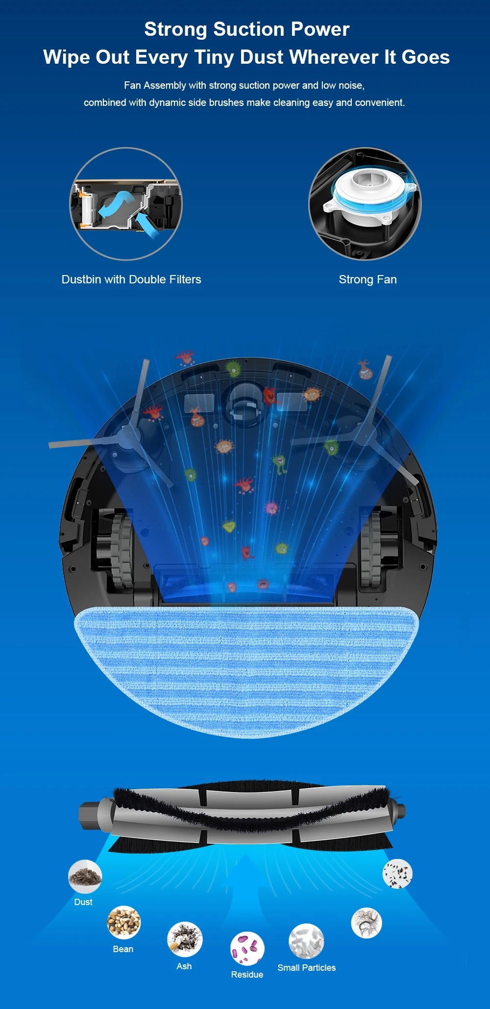 Tidesmit Liectroux X6 robot vacuum laser navigation mapping feature for home carpet cleaning