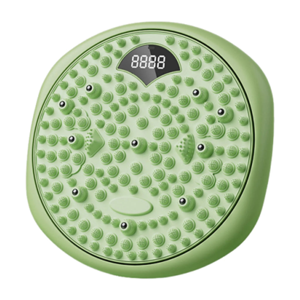 Waist Twisting Disc with Magnetic Foot Massage - Tidesmit Body Shaping Body Shaping Massage Equipment green Tidesmit