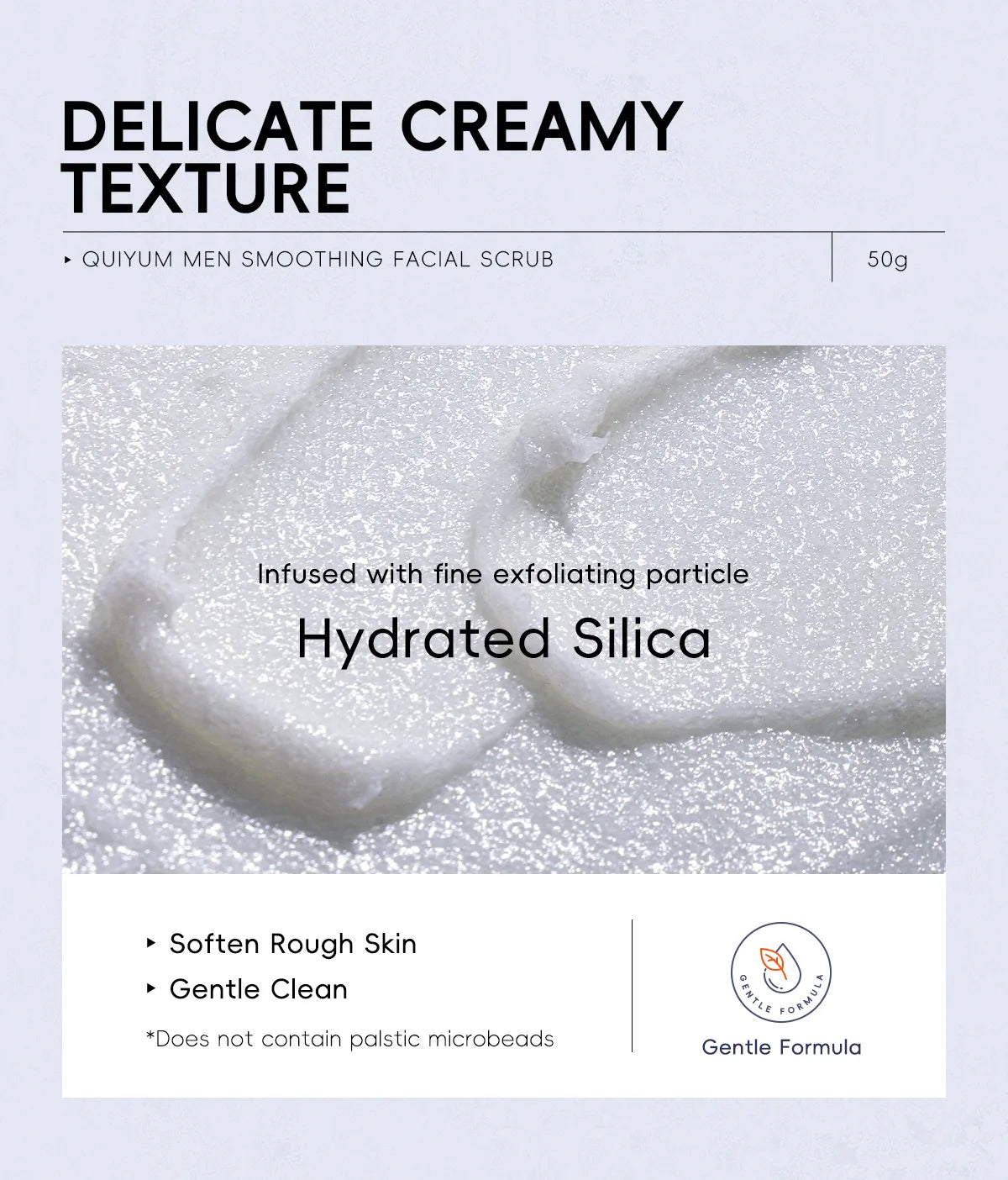 Mens Facial Scrub Exfoliator - Deep Pore Cleanser with Natural Extracts 50g Scrubs Treatments Tidesmit