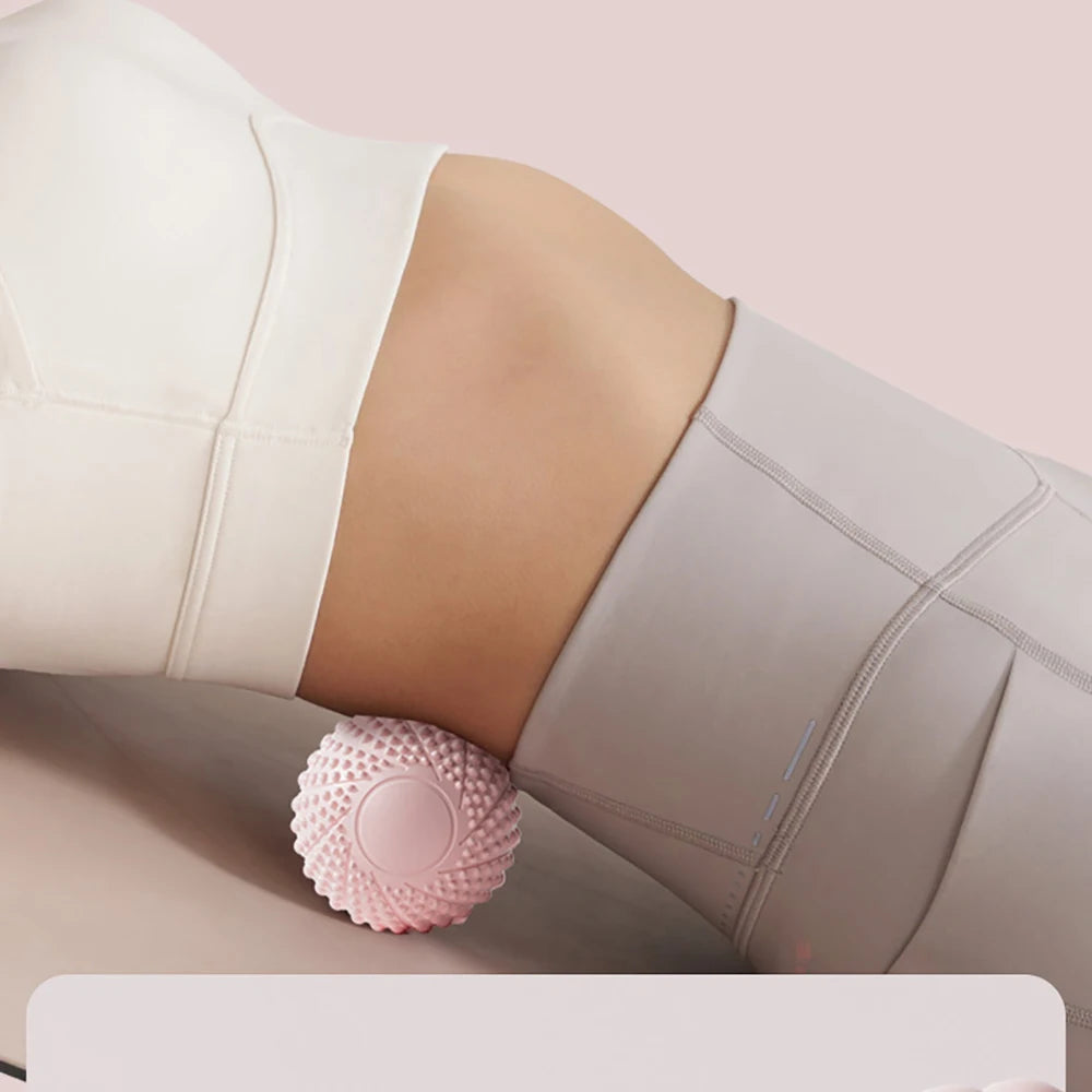 Peanut Massage Ball for Deep Tissue Back Pain Relief - 6.5cm TPE Tool Back Massage Instrument Tidesmit