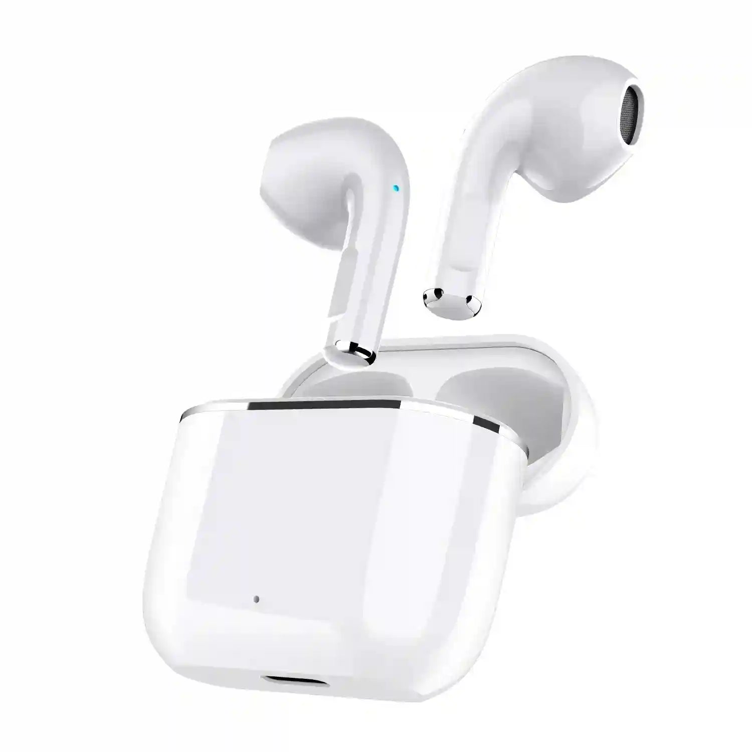 Wireless Earbuds with Mic – Long Battery Bass Sport Headphones White Tidesmit