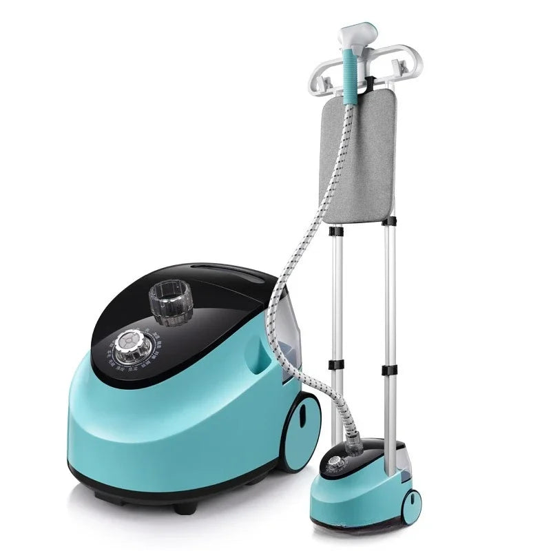 Tidesmit vertical flat hanging electric steam iron machine detailing the ergonomic handheld handle and sleek design