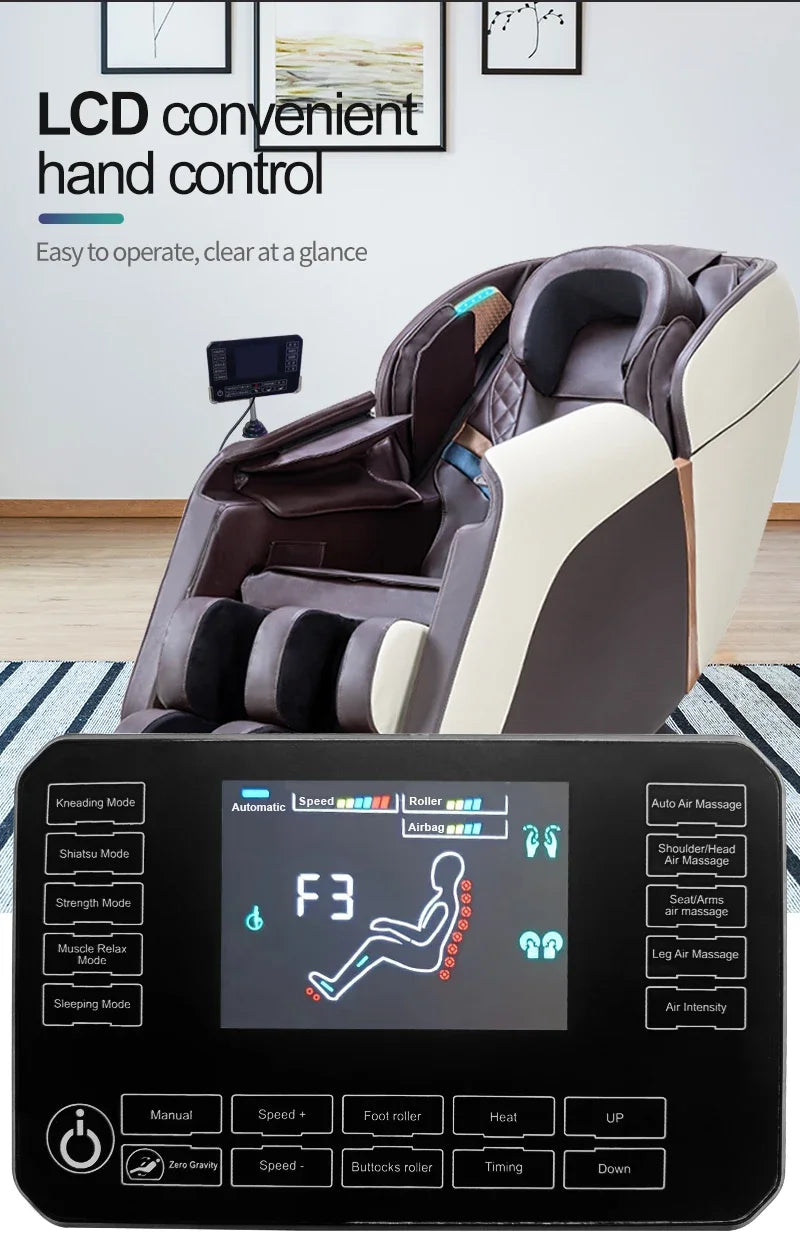 Full Body Massage Chair Zero Gravity with Foot Roller by Tidesmit Massage Chairs Tidesmit