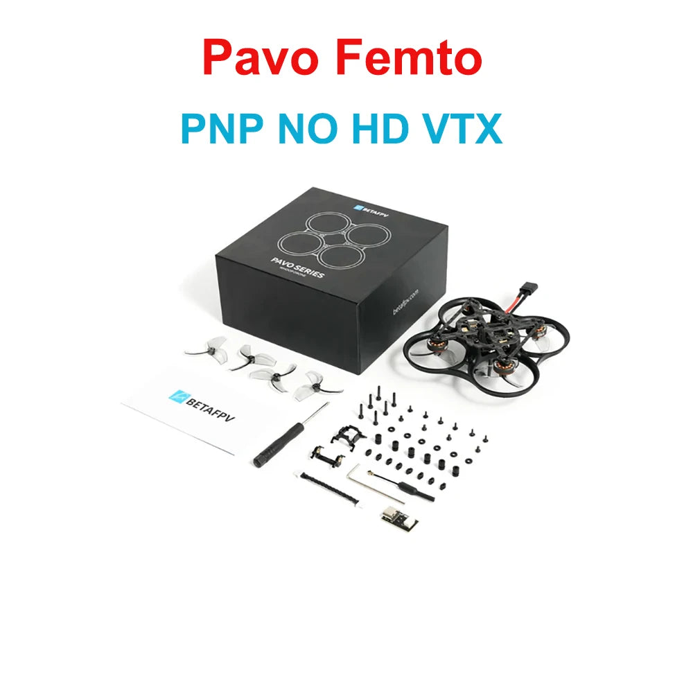 BETAFPV Pavo Femto 2S 4K Drone | Brushless Cinewhoop PNP NO HD VTX Tidesmit