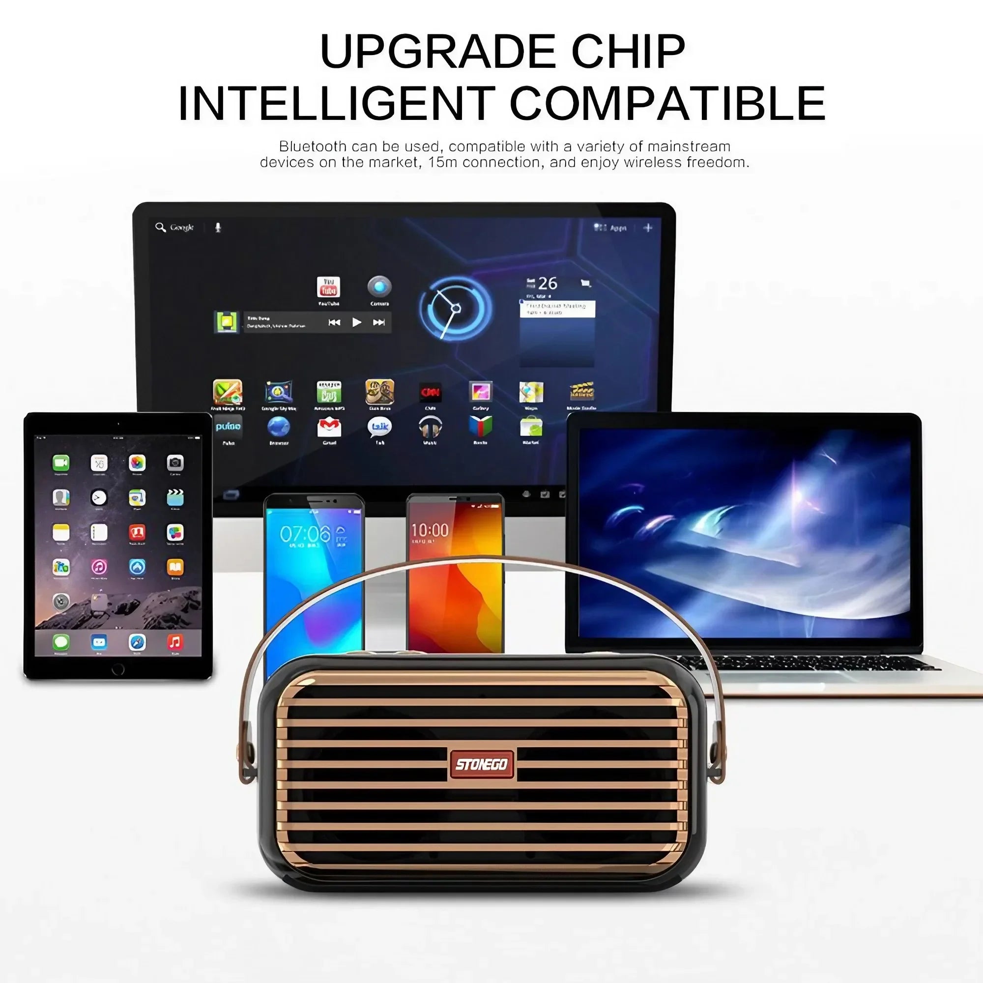 Bluetooth Speaker Portable Outdoor Wireless TWS Stereo Pairing 16W Powerful Deep Bass Sound Bluetooth 5.0 Speaker With Multiple Play Modes All-Day Battery Life IPX6 Waterproof For Camping Travel Party Home Desktop Audio Stere