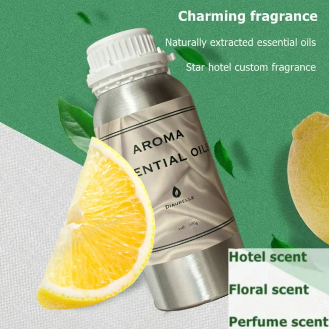 500ML Flower Aventus Essential Oil Home Air Freshener Pure Plant Essential Oil Hotel Room Fragrance Diffuser Oils Air Purifier