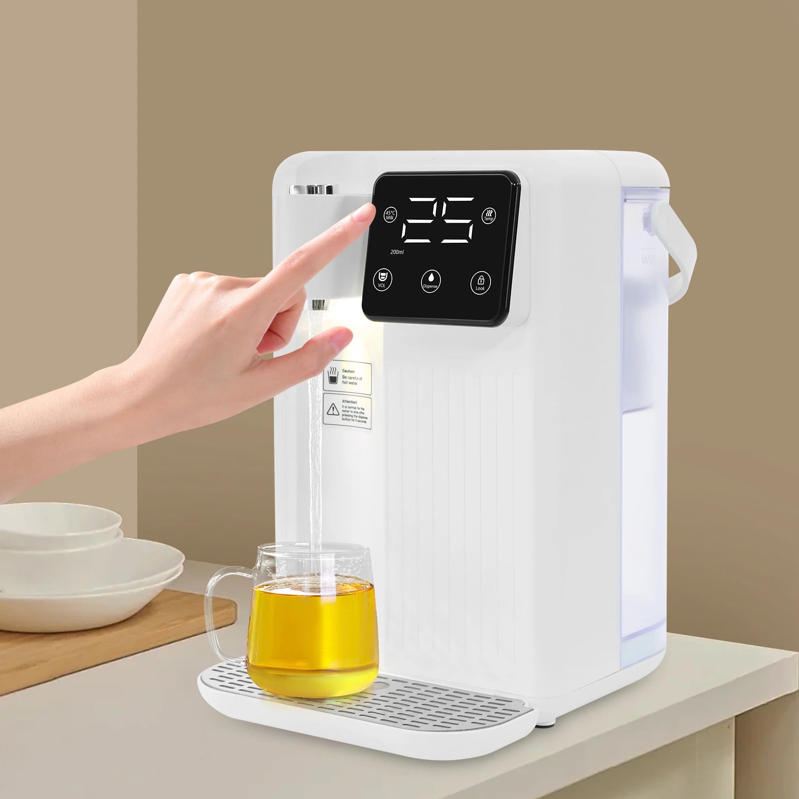 Tidesmit 3L Instant Hot Water Dispenser with Precise Temp Control Tidesmit