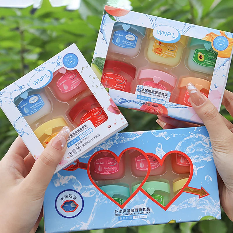 Moisturizing Lip Balm Set - Natural Plant-Based Lip Care (4-8pcs) Lip Care Tidesmit