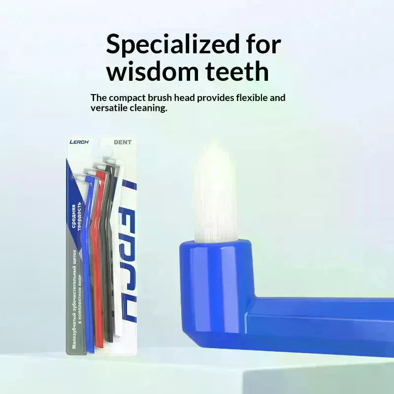 Soft Hair Small Head Single-Beam Toothbrush For Interdental Cleaning Adult Oral Care Deep Cleaning Tool For Teeth Implants