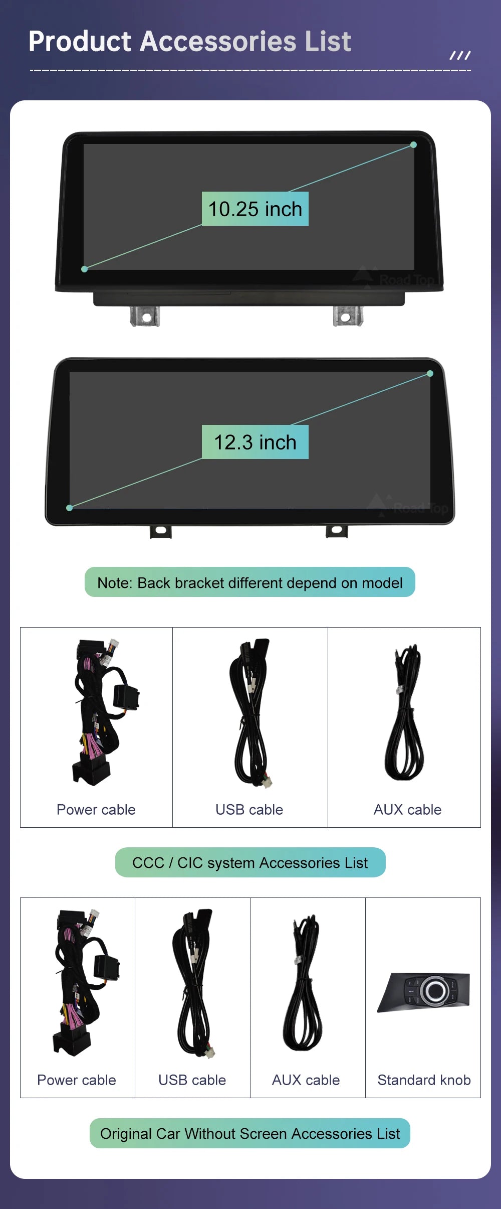 Wireless CarPlay Touch Display for BMW 1 Series E81 E87 CIC/CCC Tidesmit
