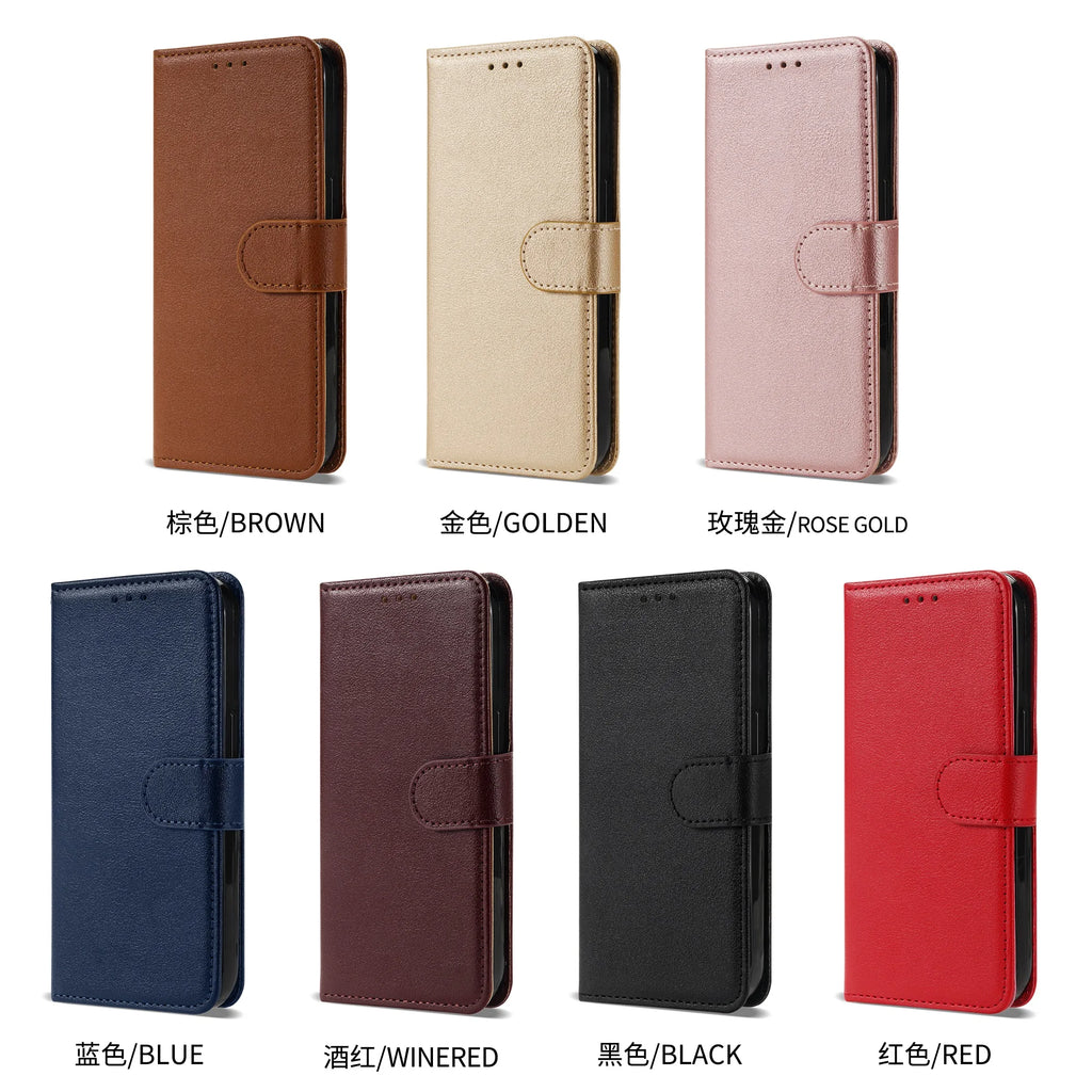 Flip Wallet Case for Xiaomi Redmi and Poco with Wrist Strap Tidesmit