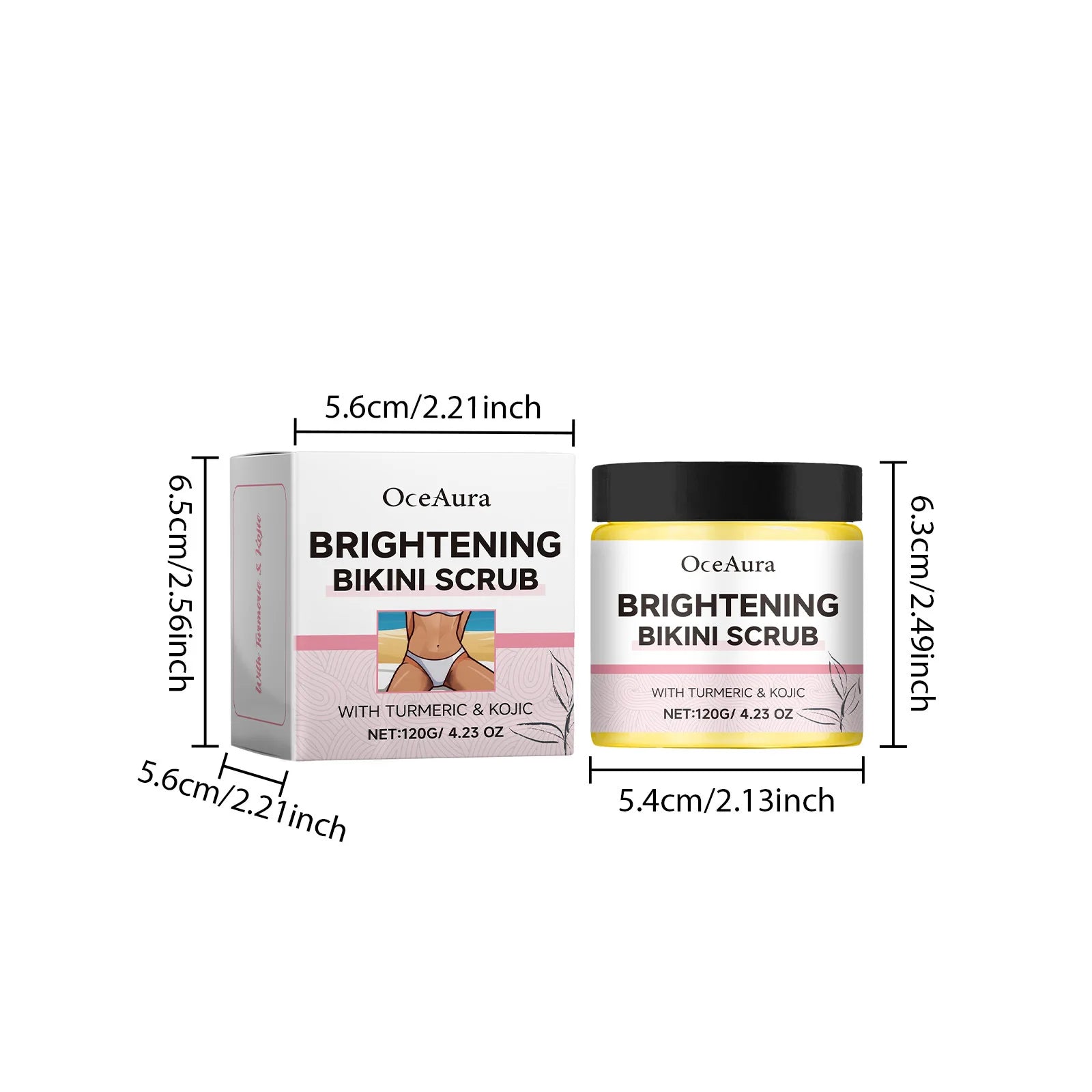 Vitamin Body Brightening Scrub 120g - Salon-Quality Exfoliating Treatment Scrubs Treatments Tidesmit