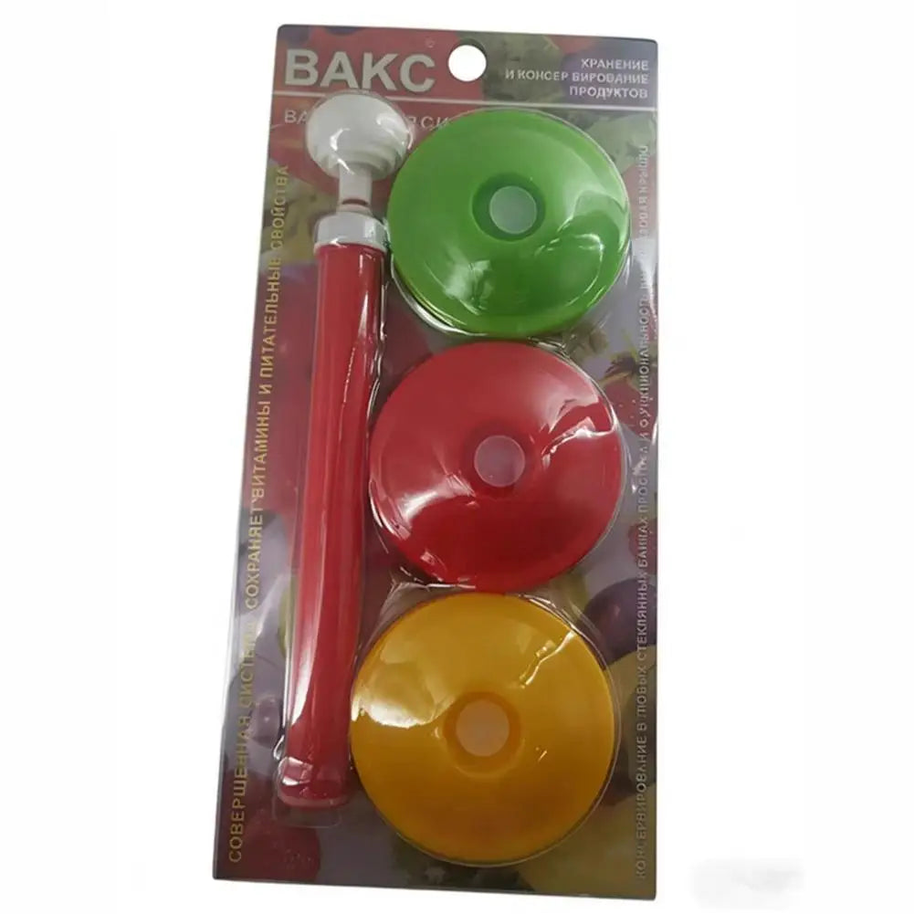 Vacuum Sealer Jar Lids With Vacuum Pump,Reusable Pickle Jar Sealing Covers,Food Storage Accessories For Home Jar Can