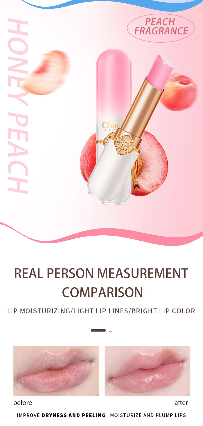 Moisturizing Lip Balm Tint - Fruit Scented Nourishing Treatment by Tidesmit Lip Care Tidesmit
