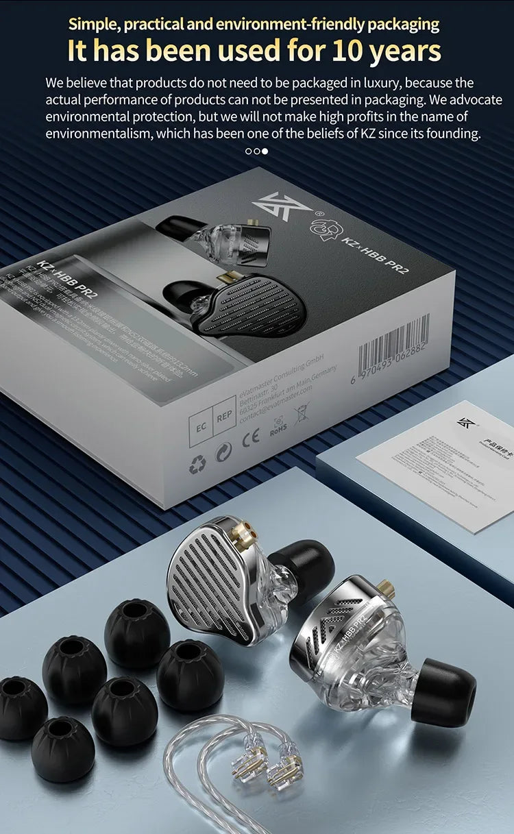 Planar Magnetic IEMs | 13.2mm Driver HiFi Wired Earbuds | Tidesmit Tidesmit