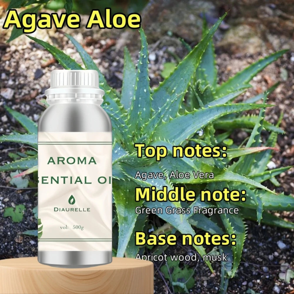500ML Flower Aventus Essential Oil Home Air Freshener Pure Plant Essential Oil Hotel Room Fragrance Diffuser Oils Air Purifier
