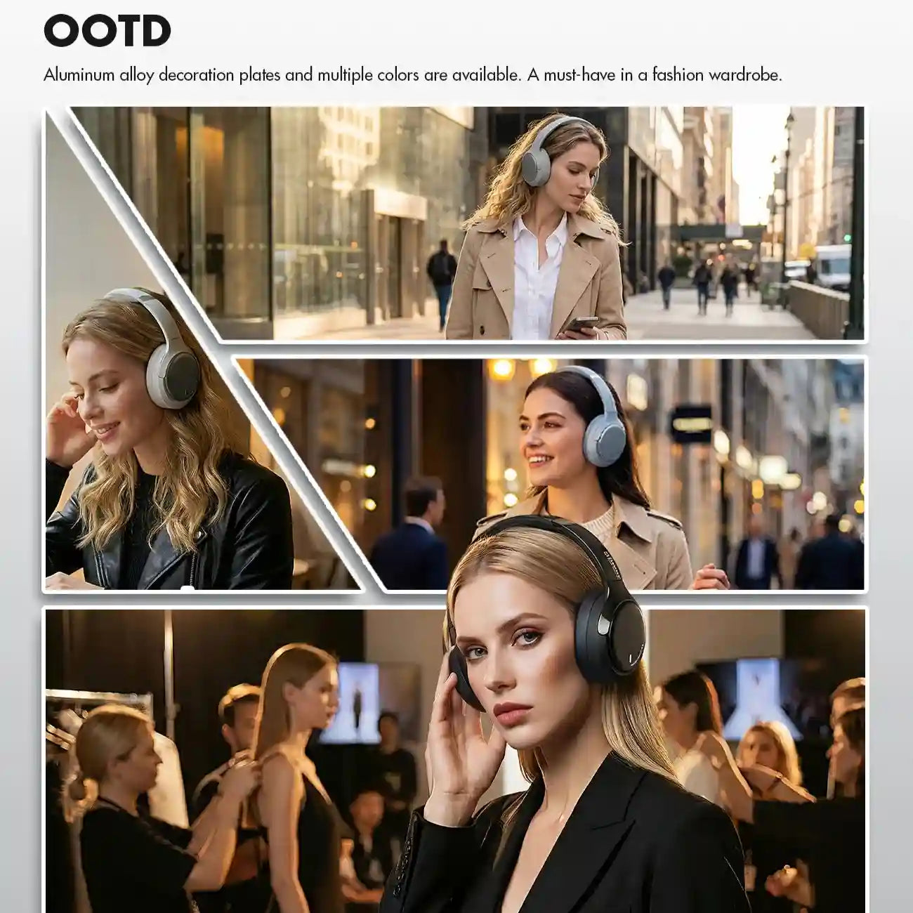 Wireless Active Noise Cancellation Headphones Over-Ear - Tidesmit Tidesmit