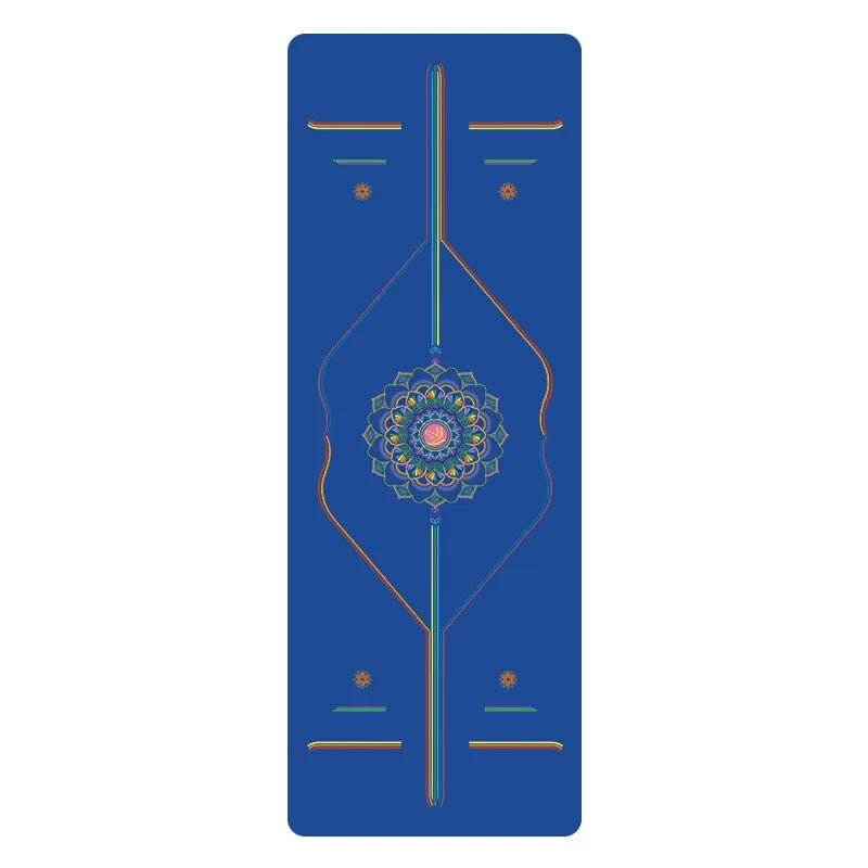 Rainbow Yoga Mat PU Natural Rubber Non-slip Sports Fitness Mat