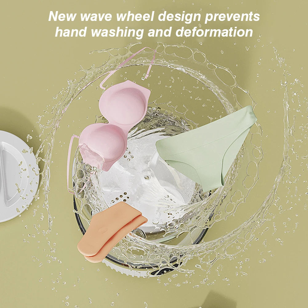 Tidesmit wireless portable mini washing machine for underwear and socks showing rechargeable battery design