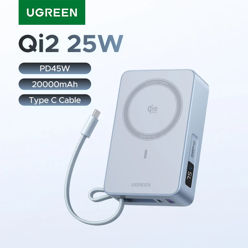 Magnetic 20000mAh Fast Charging Power Bank - PD USB-C Portable Charger Tidesmit