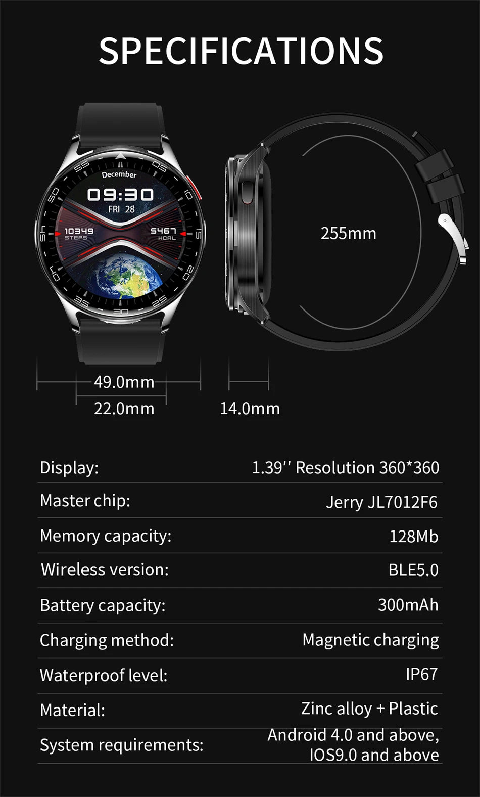 LIGE New 2-in-1 Smart Watch with TWS Bluetooth Earphones Heart Rate Blood Oxygen Monitor New Sport Fitness BT Call Music Watches