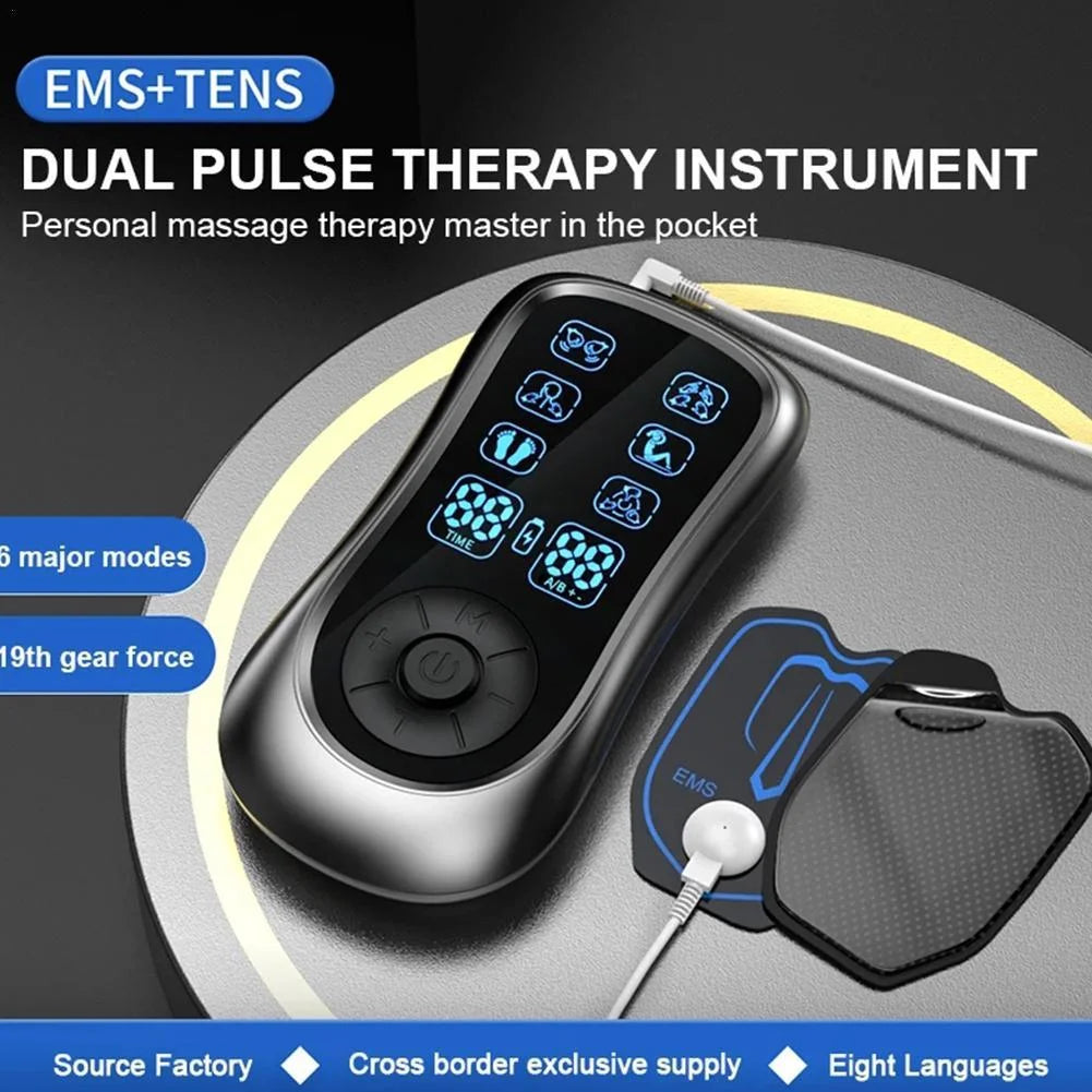 Tidesmit Electric EMS Muscle Stimulator - Rechargeable Deep Tissue Massager Massage Chairs Tidesmit