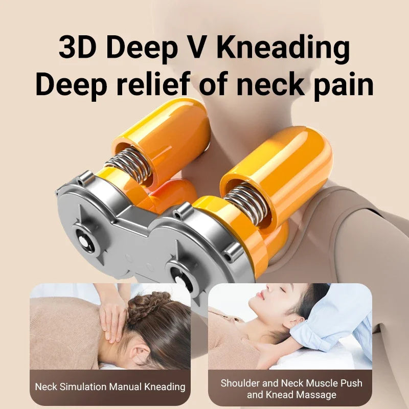 Tidesmit Electric Massage Chair for Neck and Back Pain Relief - 220V EU Massage Chairs Tidesmit