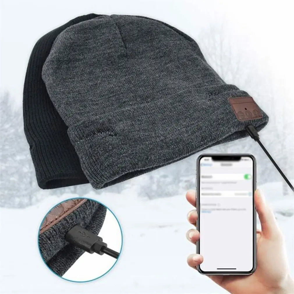 Bluetooth Headband Hat - Wireless Music Beanie with Hands-Free Audio Tidesmit