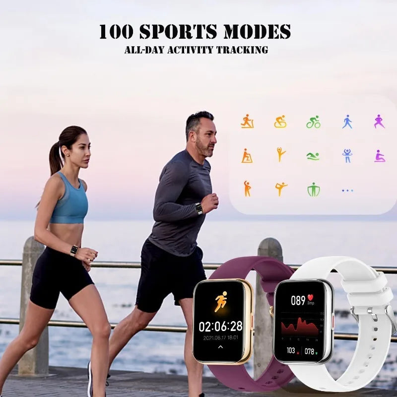 smart Watch (Answer/Make Calls), 1.85"HD Smart Watch for Women, AI Voice Smart Watch for Android/for iPhone, Sport Watch