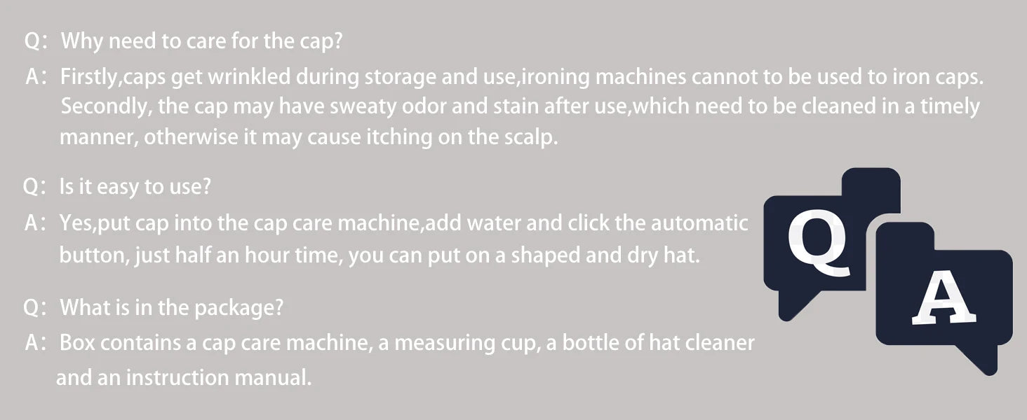 Tidesmit automatic cap cleaner featuring steam cleaning, ironing, and drying functions for baseball and bucket hats.