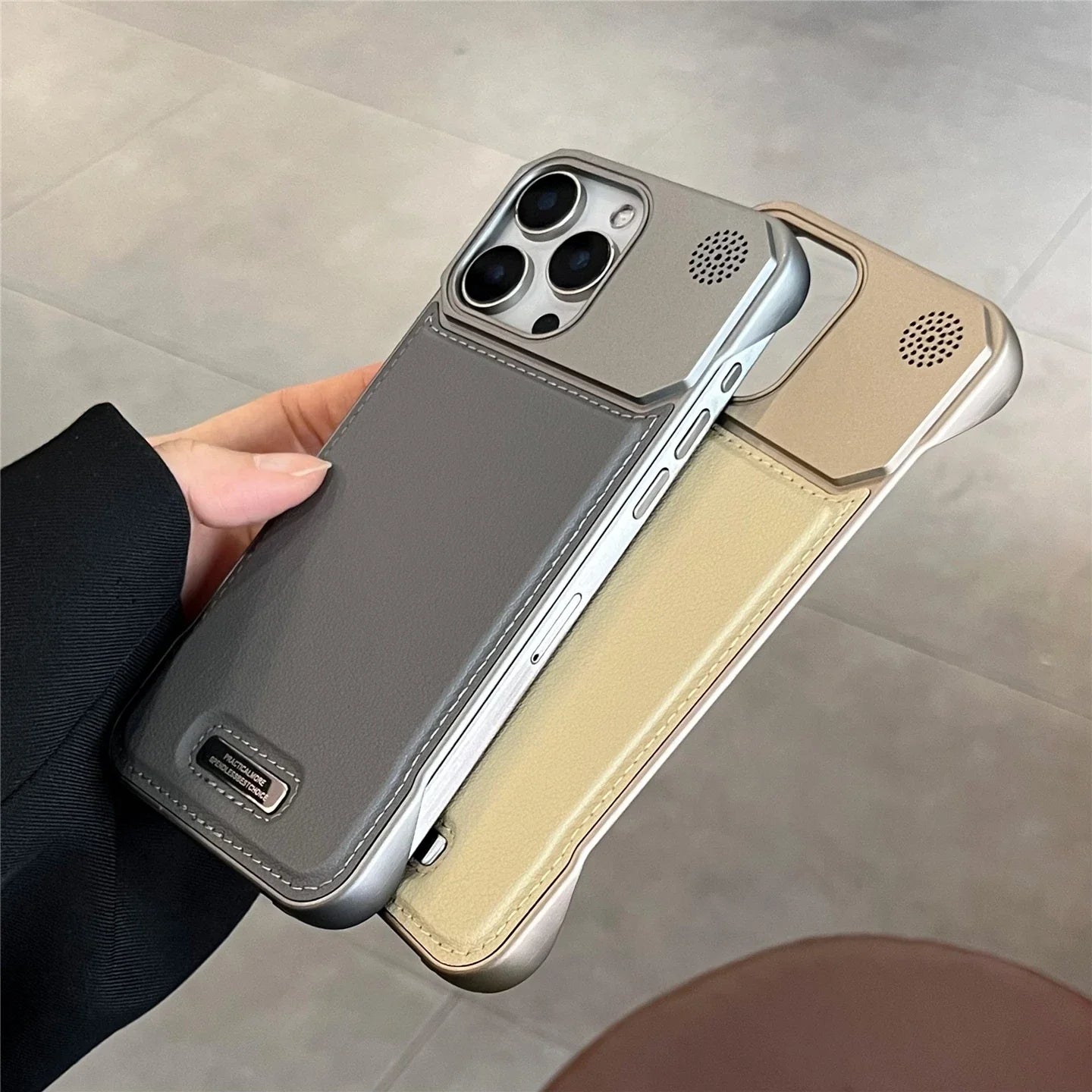 iPhone 15 Leather Aromatherapy Case with Magnetic MagSafe Protection Tidesmit