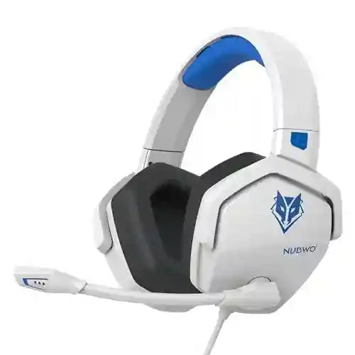 Tidesmit Gaming Headset with Mic for PS5 Xbox PC - Low Latency Audio WhiteBlue Tidesmit