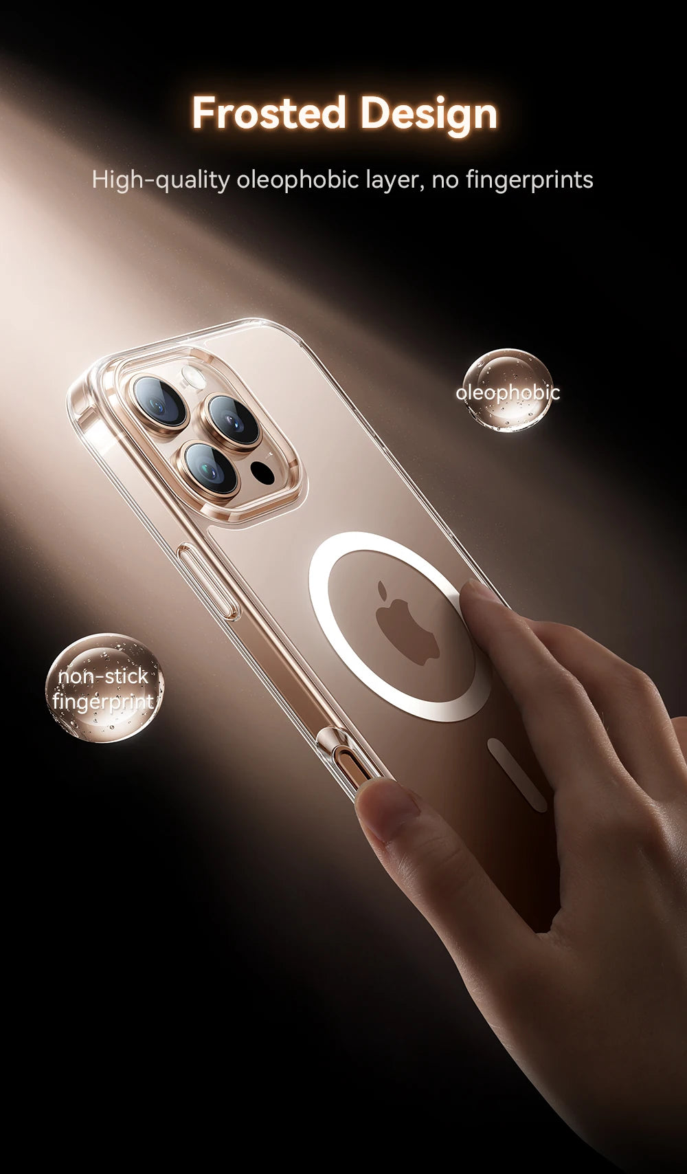iPhone 17 Pro Max Magnetic Case | Shock-Absorbing Frosted Matte Cover Tidesmit