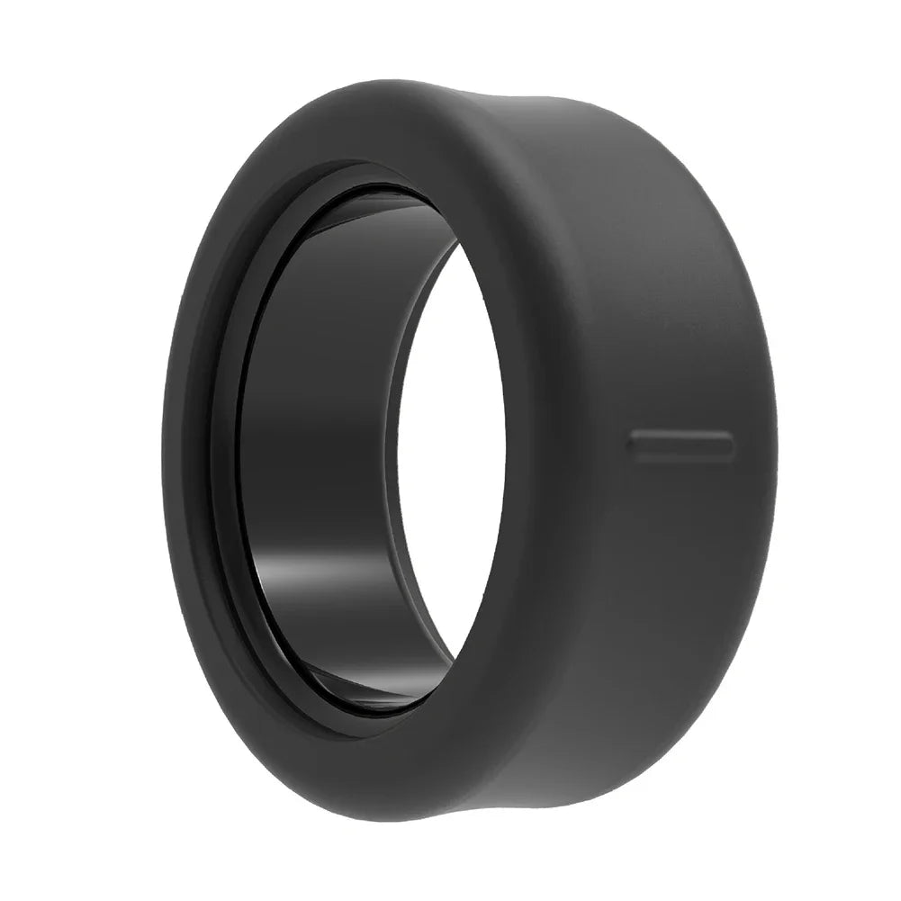 Samsung Galaxy Ring Silicone Case: Scratch-Resistant Protective Cover Black Tidesmit
