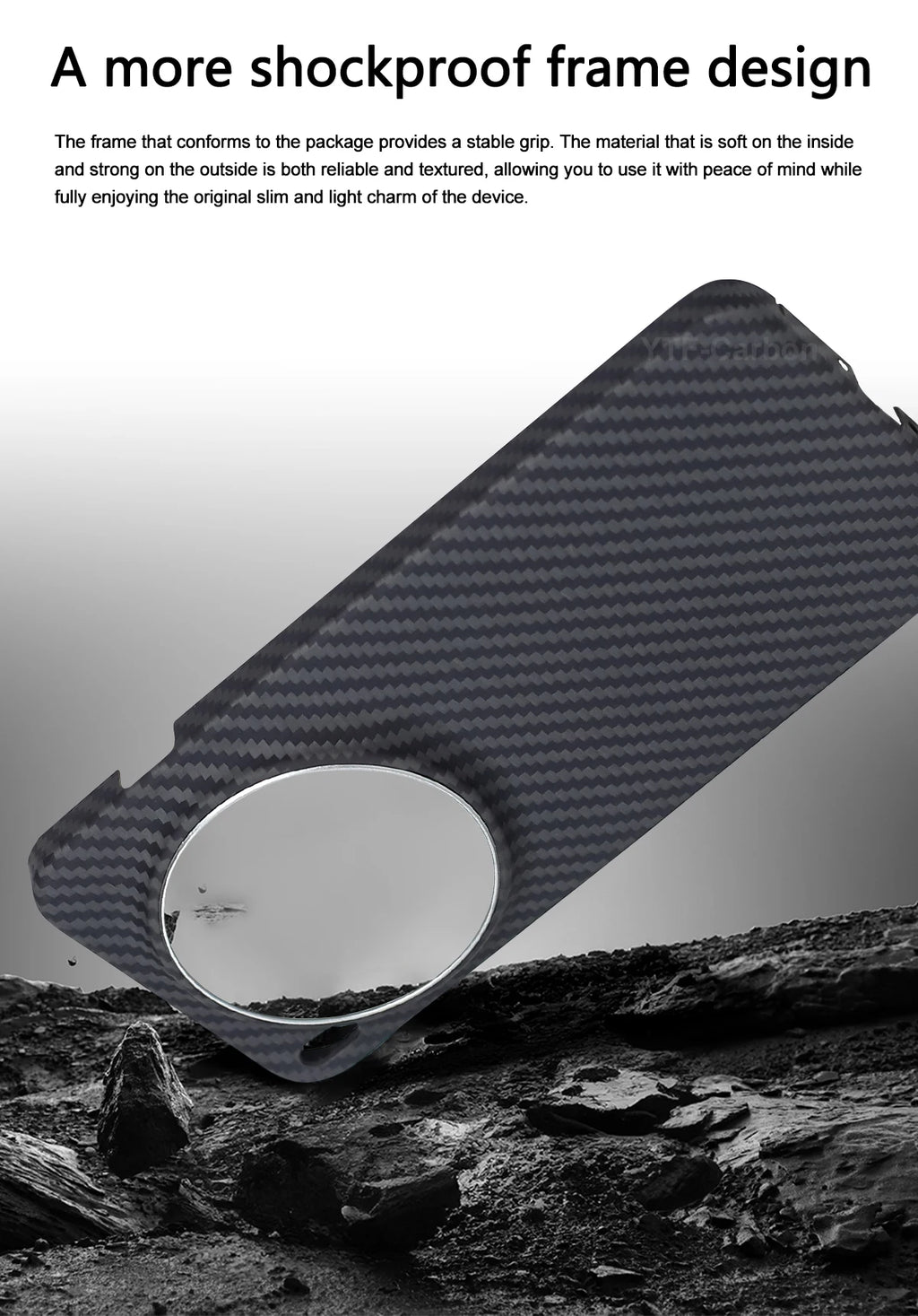 Vivo X300 Carbon Fiber Case | Slim Shock-Absorbing Cover Tidesmit