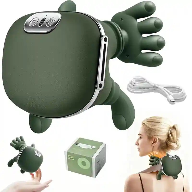 Electric Neck and Shoulder Massager with 4D Kneading and Heat Therapy Massage Roller Tidesmit