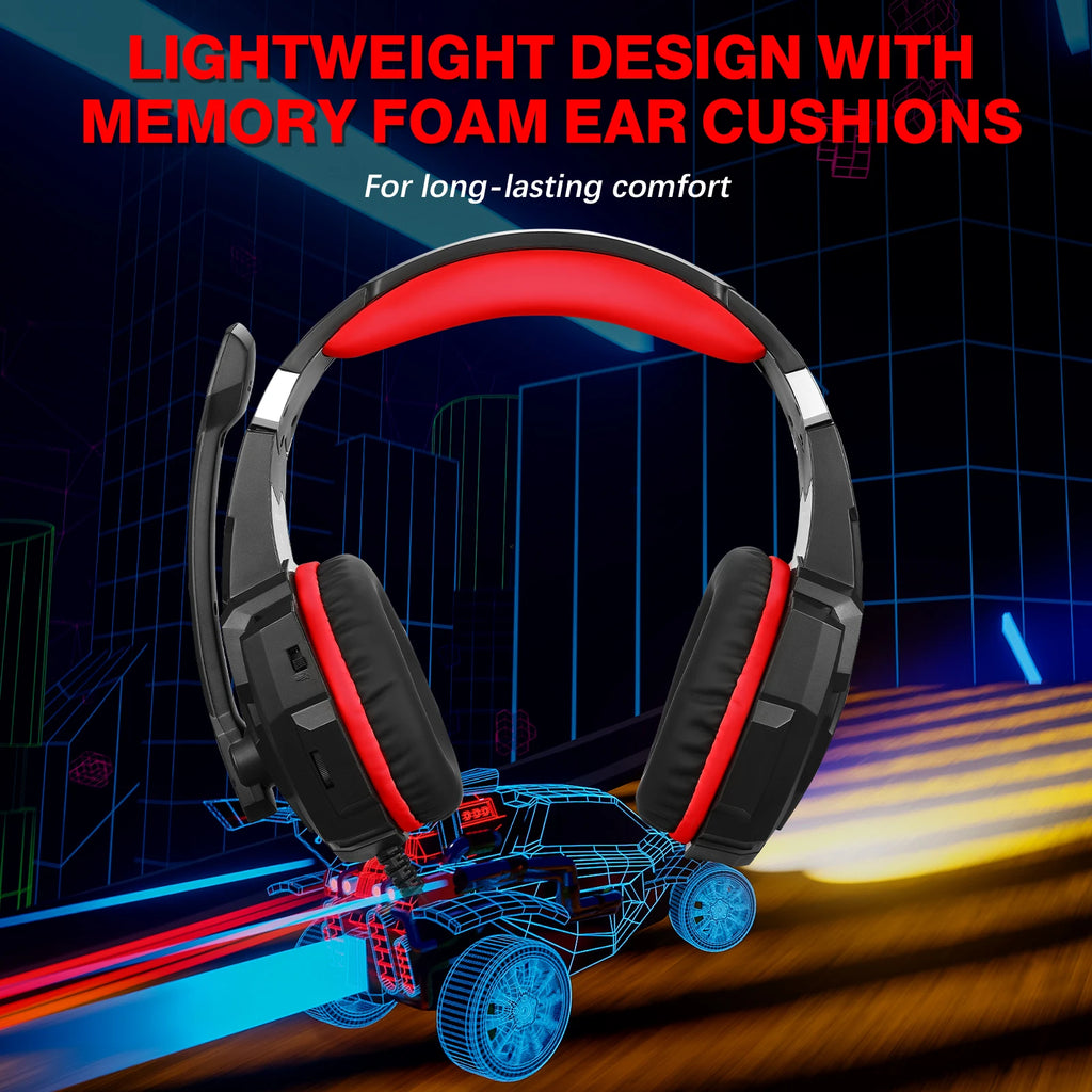 Tidesmit G9000PRO Wired Gaming Headphones - PS5 & PC Noise Cancelling Mic Tidesmit
